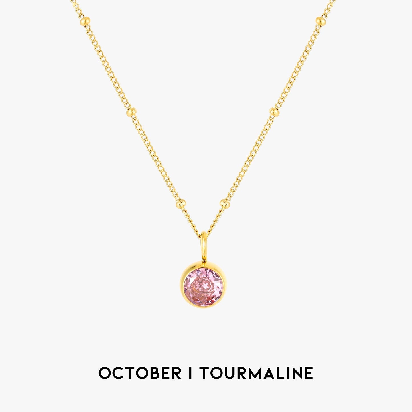 Aurora Birthstone Necklace - A Enchanting Connection