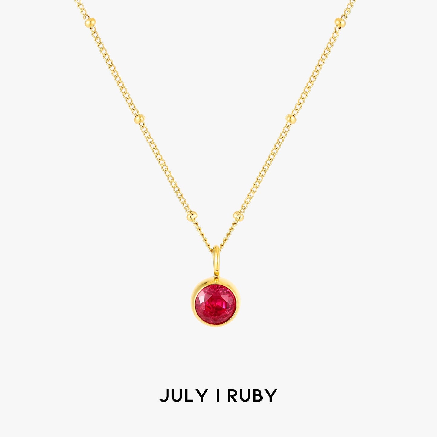 Aurora Birthstone Necklace - A Enchanting Connection