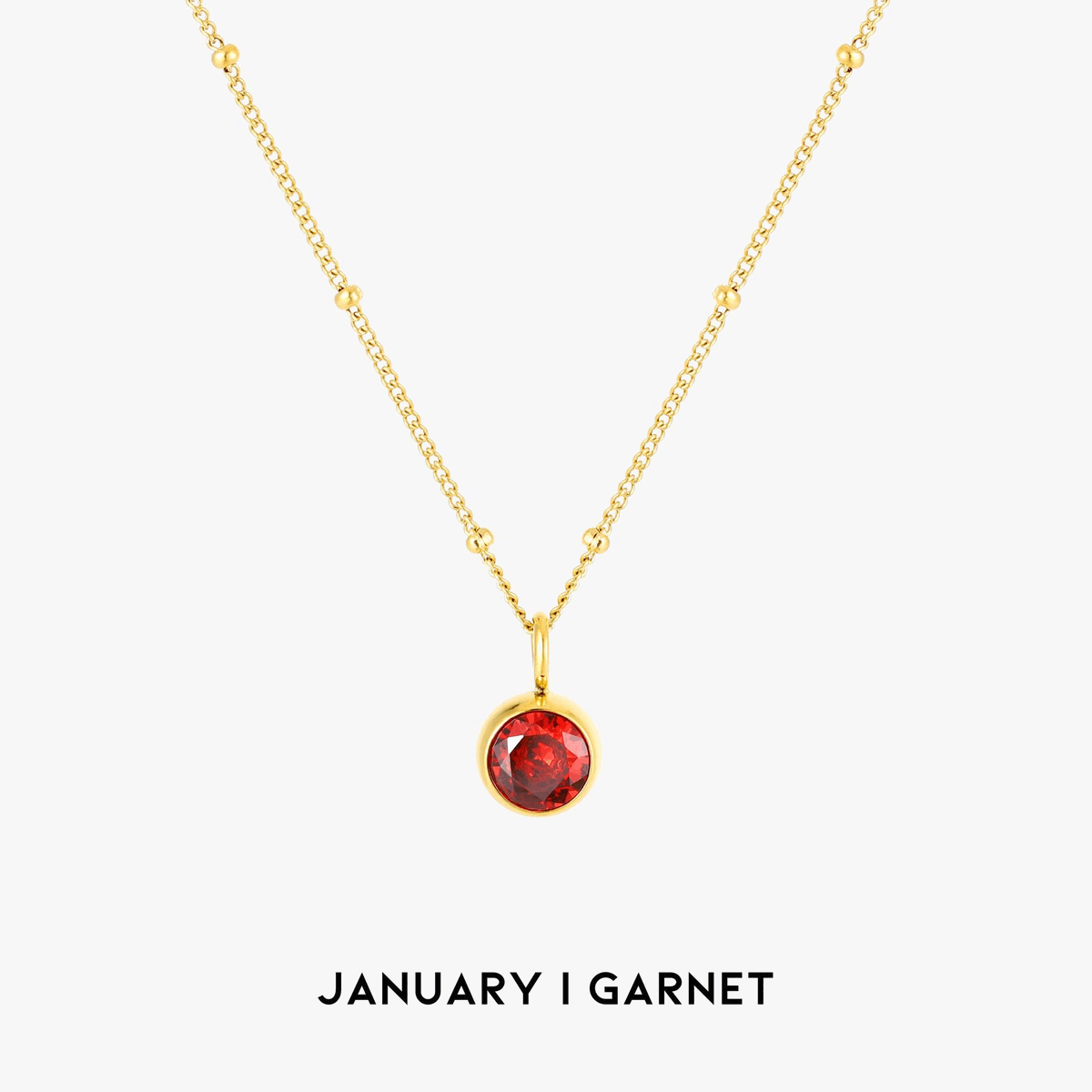 Aurora Birthstone Necklace - A Enchanting Connection