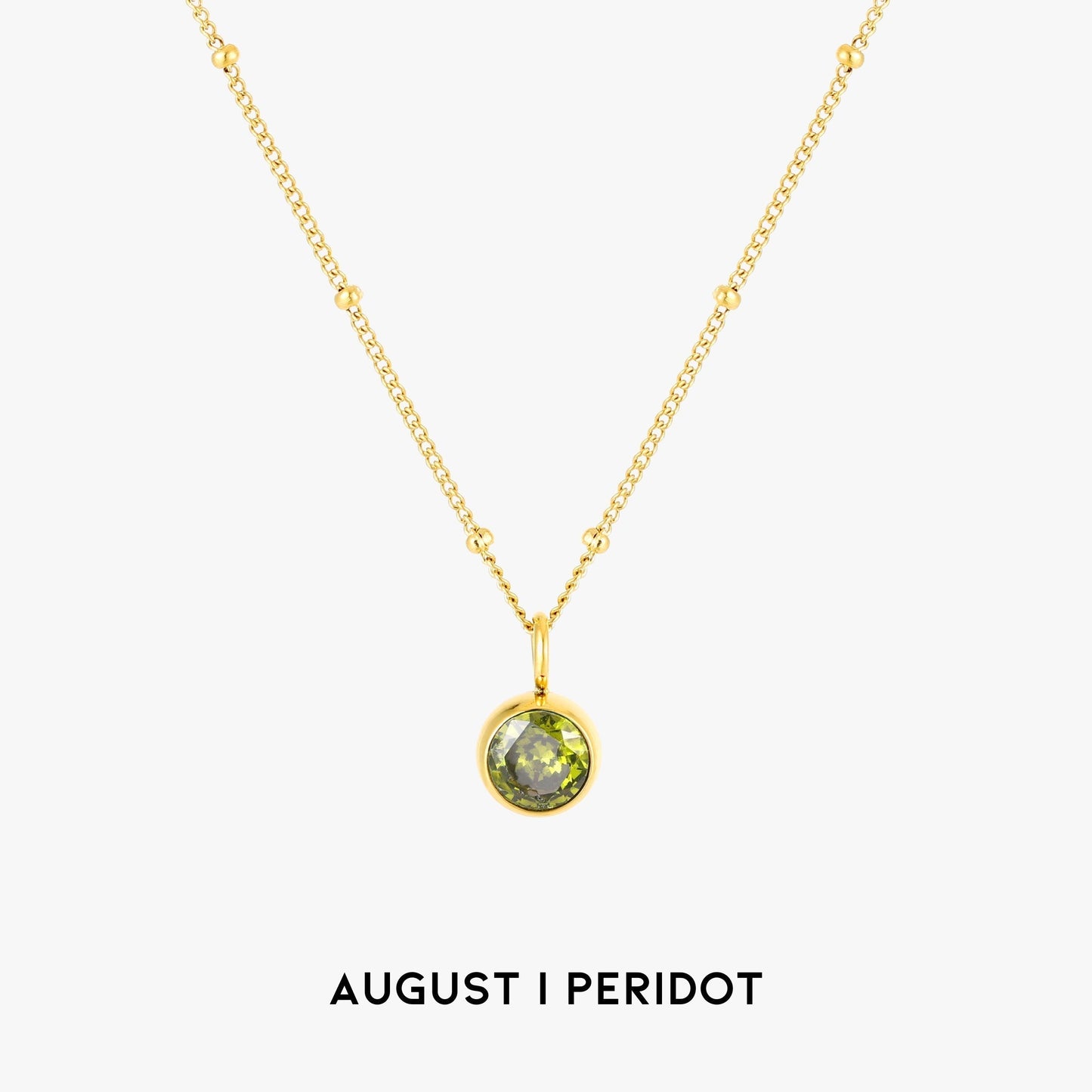 Aurora Birthstone Necklace - A Enchanting Connection