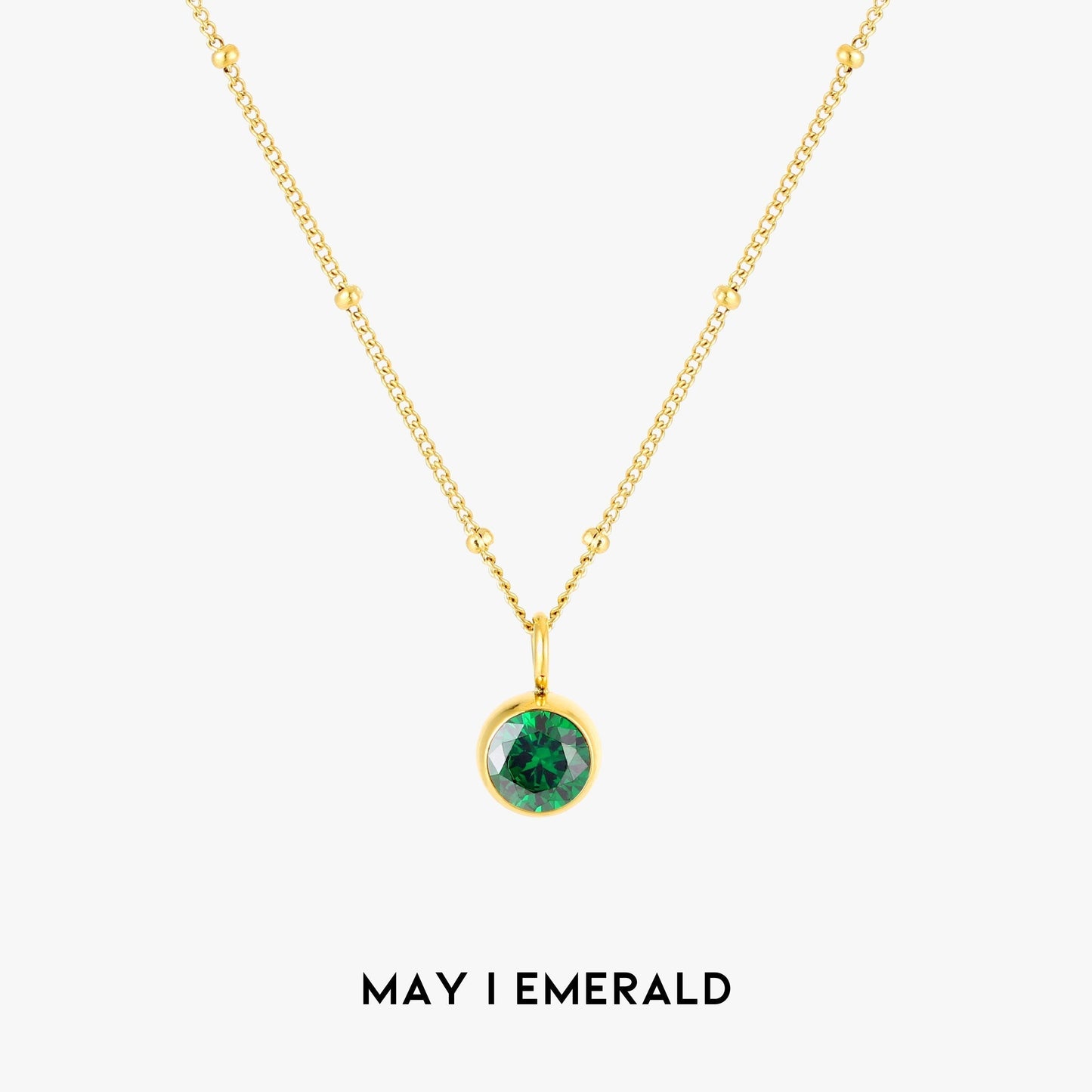 Aurora Birthstone Necklace - A Enchanting Connection