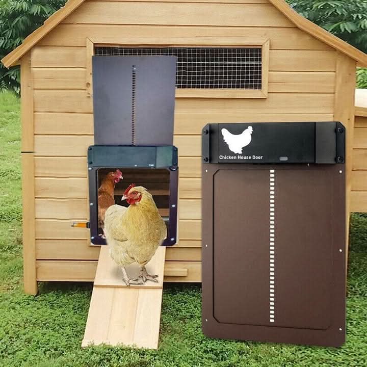 AUTOCOOP – Automatic Chicken Coop Door with Light Sensor & Weather Protection