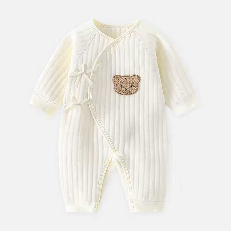 Baby Romper with Bear - Spring & Autumn Clothing