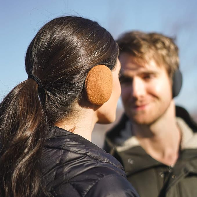 Bandless Fleece Ear Warmers for Men & Women - FleeceBuds