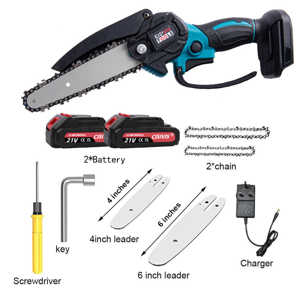 Battery Chainsaw - Simplified Wood Cutting!