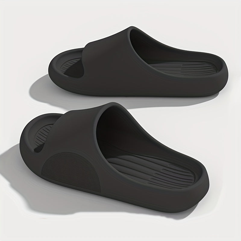 Black Comfort Slippers
