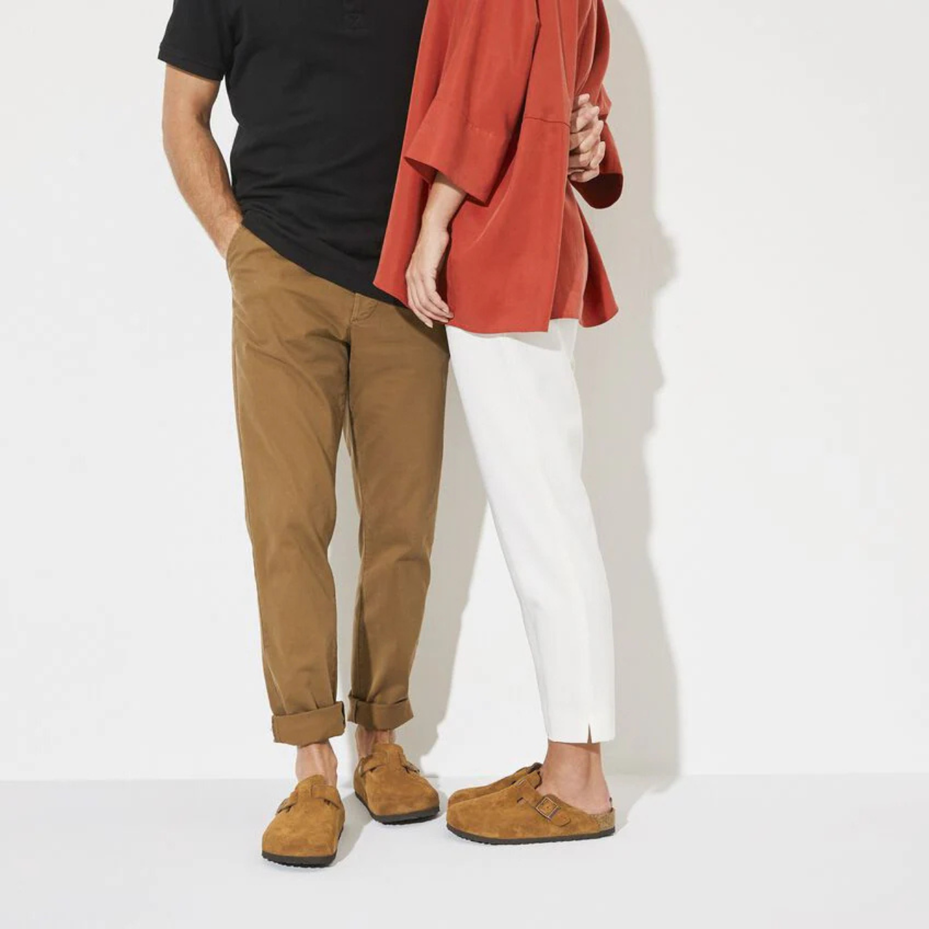 Boston | Taupe Suede – Classic Clogs with Cushioned Anatomical Footbed