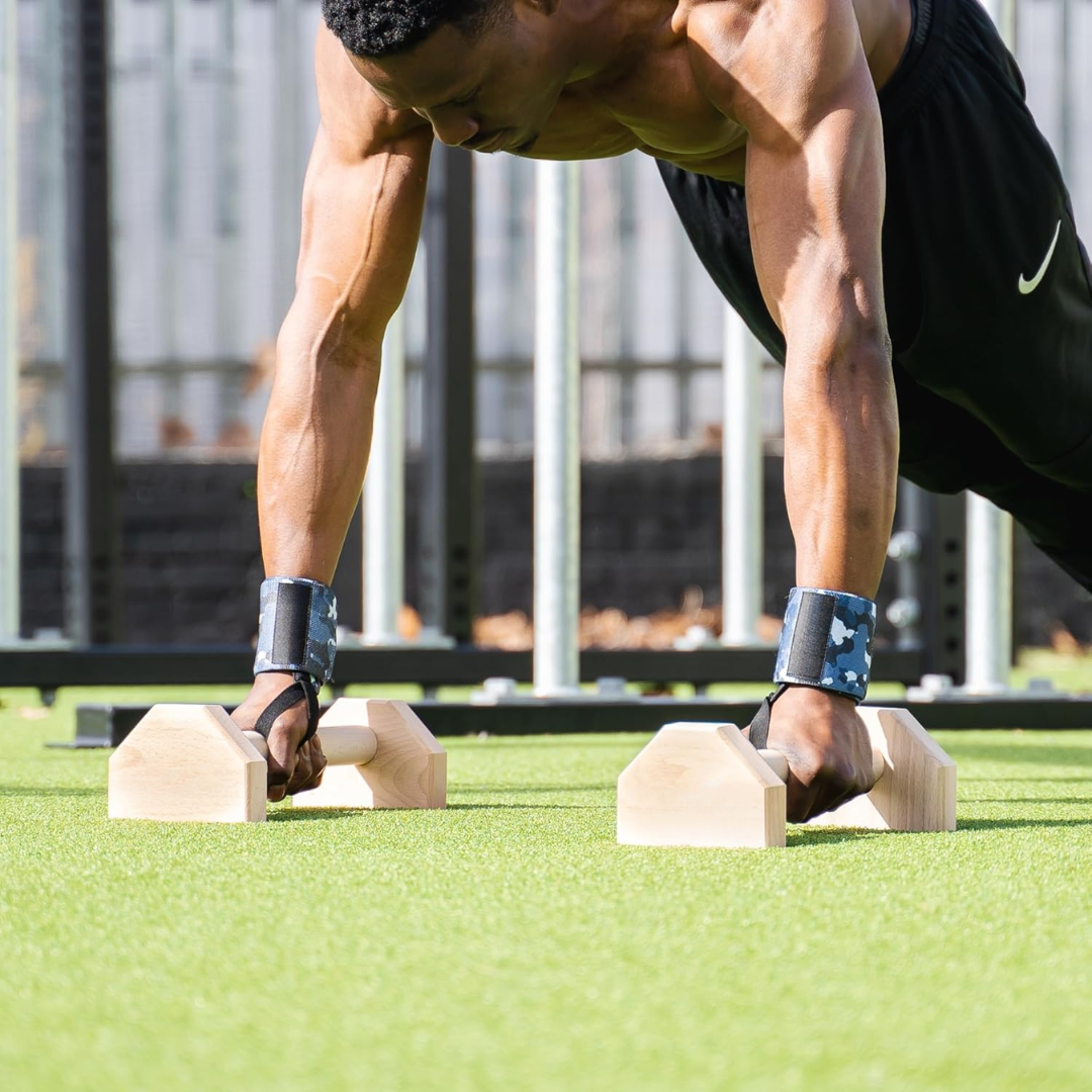 Calisthenics PowerBars – Sturdy Wooden Push-Up Supports