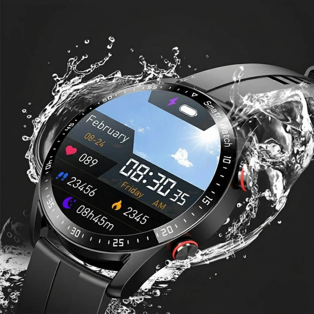 CARDIOTRON – Premium men's smartwatch with ECG+PPG & call function