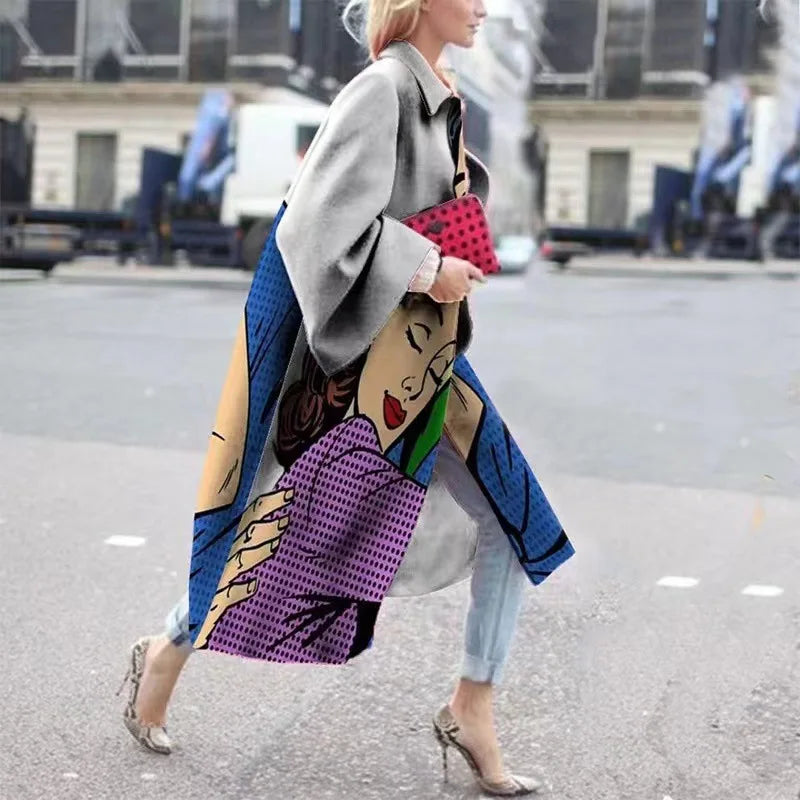 Chic Oversized Coat - Elegant, Comfortable Coat for All Occasions