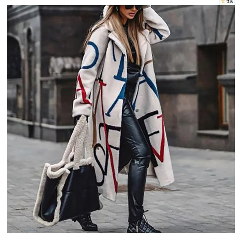 Chic Oversized Coat - Elegant, Comfortable Coat for All Occasions