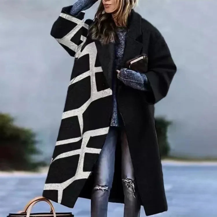 Chic Oversized Coat - Elegant, Comfortable Coat for All Occasions