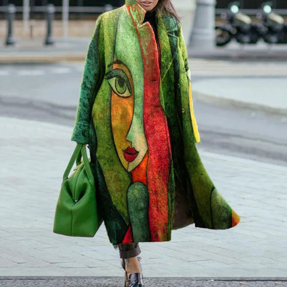 Chic Oversized Coat - Elegant, Comfortable Coat for All Occasions