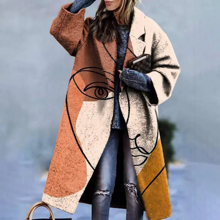 Chic Oversized Coat - Elegant, Comfortable Coat for All Occasions