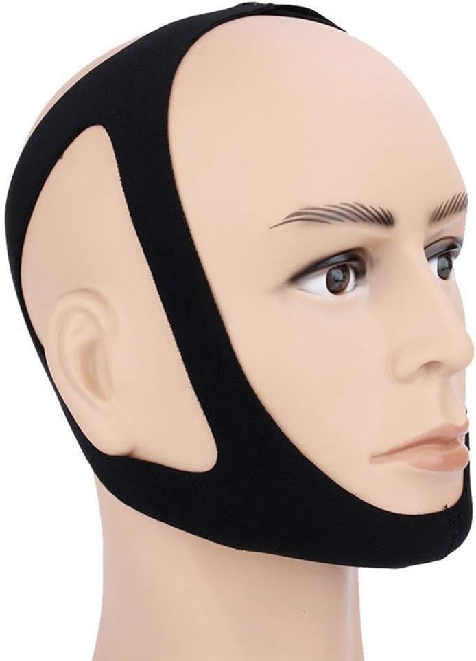 Chin Strap to Prevent Snoring Made of Breathable Neoprene – Reduces Snoring and Ensures Comfortable Sleep at Night