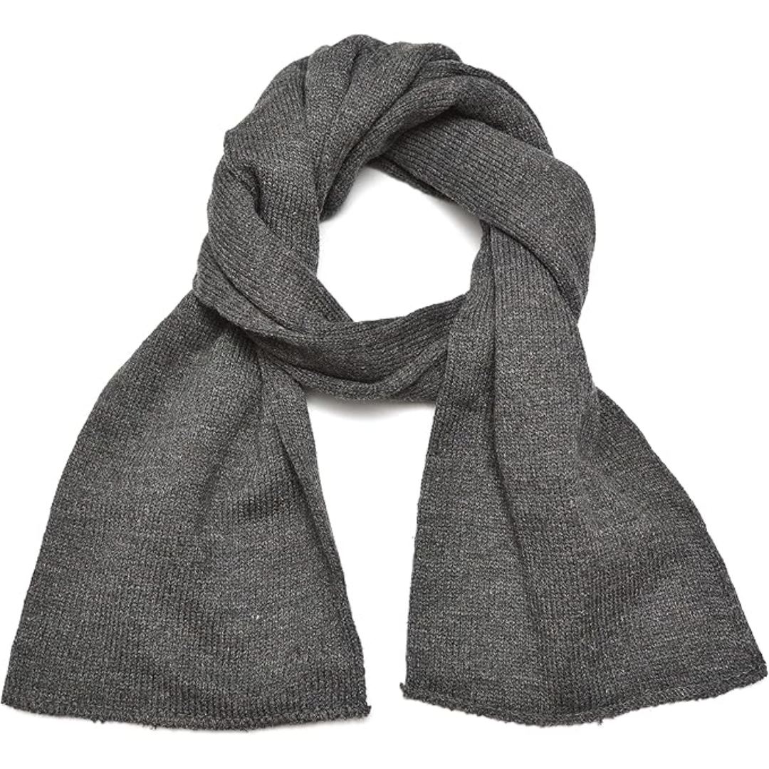 Classic Double Layer Knit Winter Scarf for Men - Xander