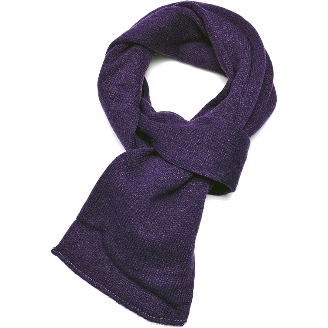 Classic Double Layer Knit Winter Scarf for Men - Xander