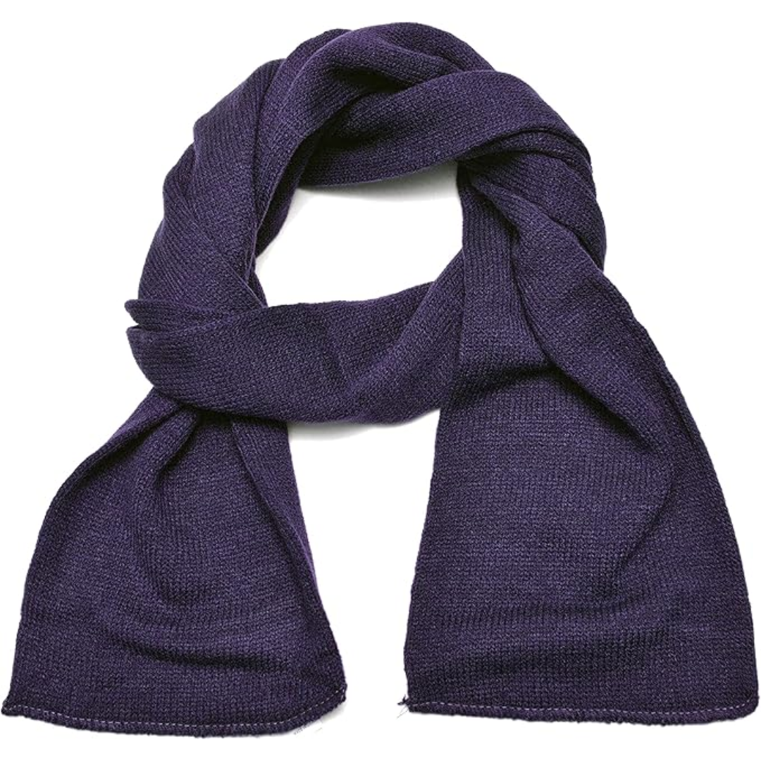 Classic Double Layer Knit Winter Scarf for Men - Xander