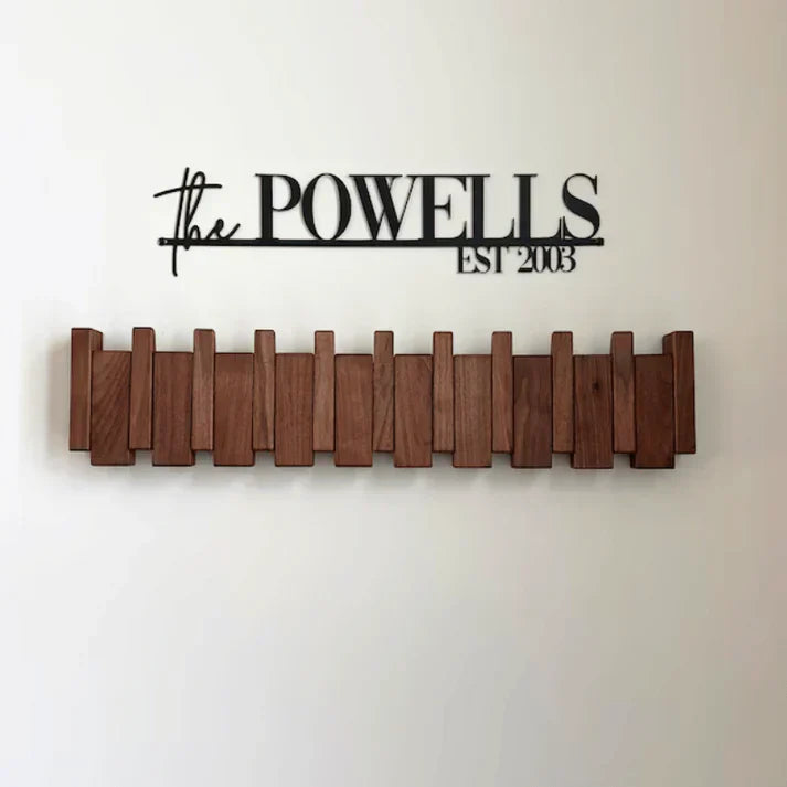 Coat Rack | Piano-Shaped Design | High-Quality Wood