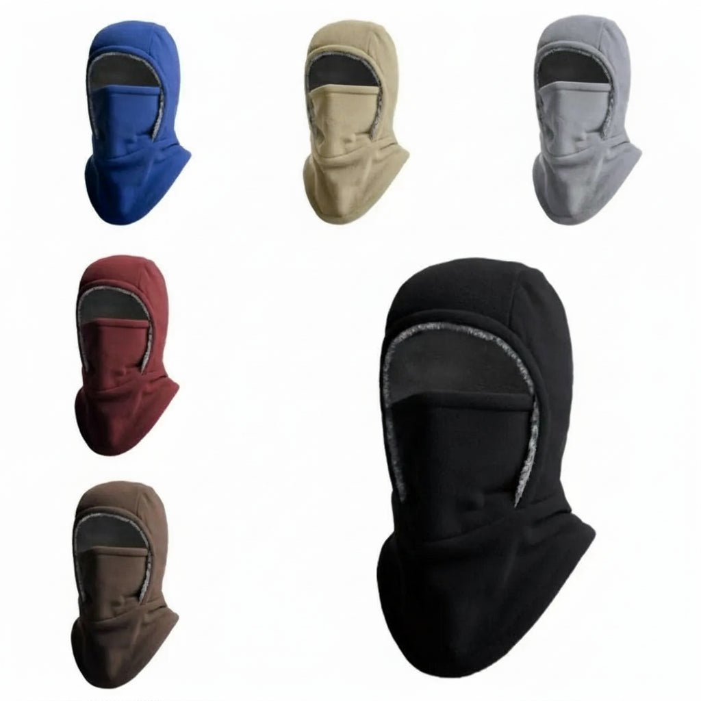 COLD HOOD – Thermal Fleece Balaclava for Cycling & Outdoor Sports in Icy Weather