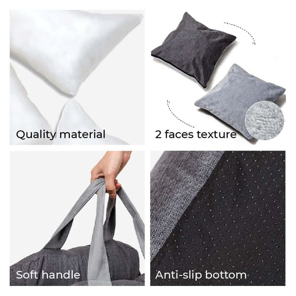 COMFYRIDE DOG SEAT – Dog seat bed with safety belt & non-slip bottom