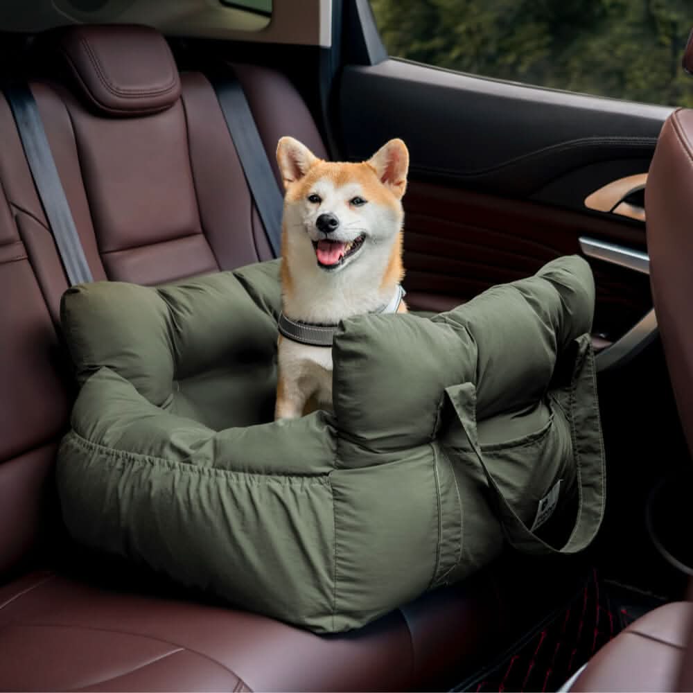 COMFYRIDE DOG SEAT – Dog seat bed with safety belt & non-slip bottom