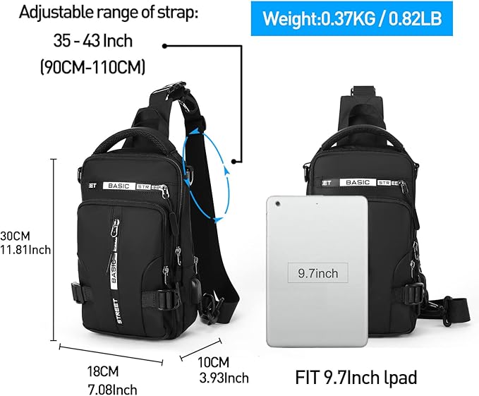 Compact Crossbody Sling Backpack - UrbanLite