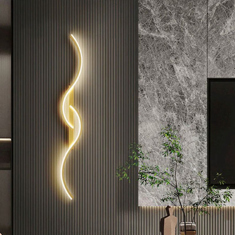 Contemporary LED Wall Sconce – Artistic Combination of Forms