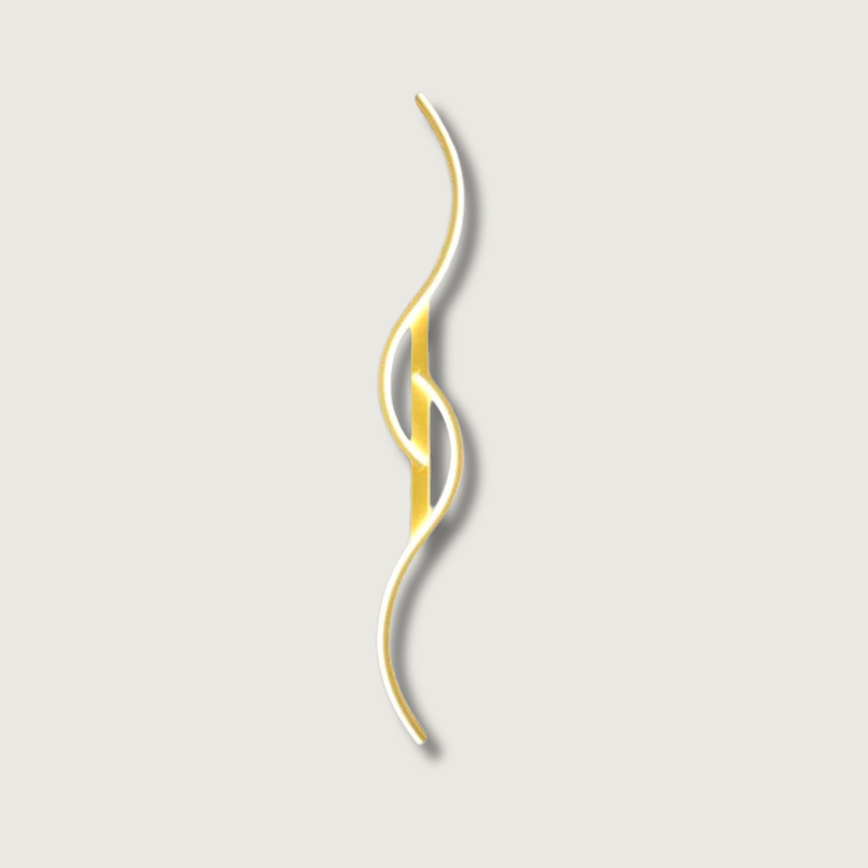 Contemporary LED Wall Sconce – Artistic Combination of Forms