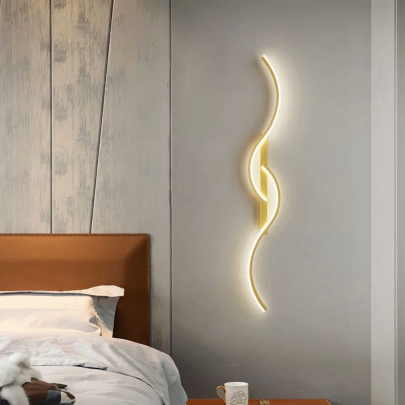Contemporary LED Wall Sconce – Artistic Combination of Forms