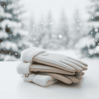 COZELLE – Gants épais en suédine pour écran tactile par temps froid