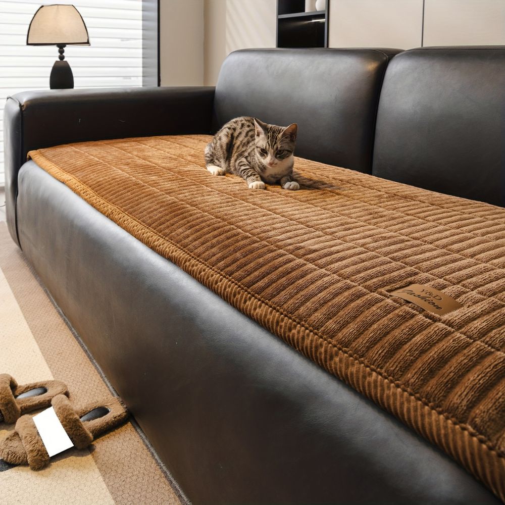 Cozy Quilted Couch Cover Protector