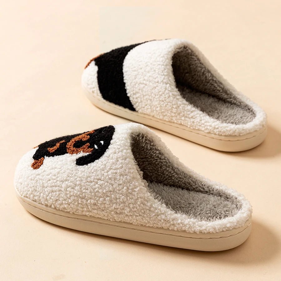 DACHTOES – Cozy Dachshund Slippers for Women – Light Winter Comfort