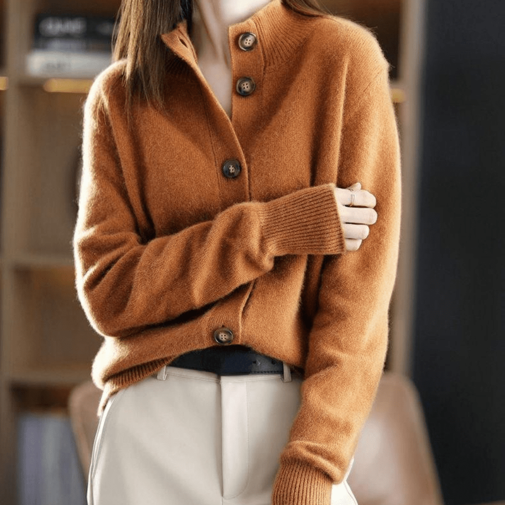 Darla Women's Cashmere Cardigan - Soft, Elegant Jumper with a Comfortable Fit