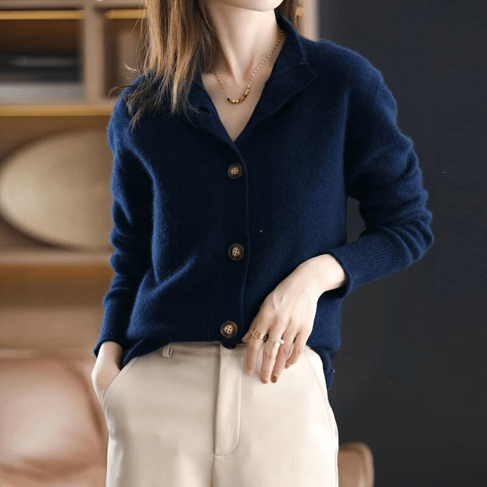 Darla Women's Cashmere Cardigan - Soft, Elegant Jumper with a Comfortable Fit