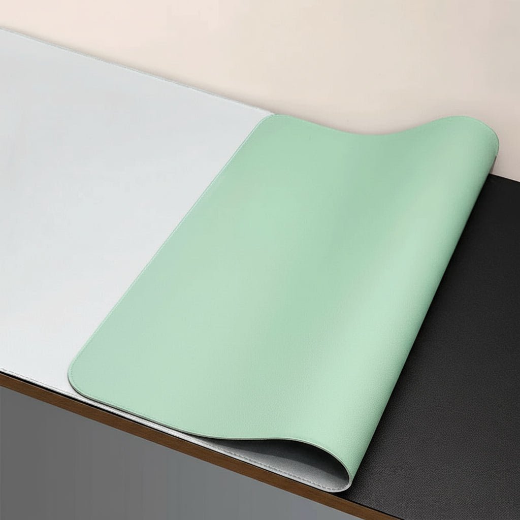 DESKSHIELD – Premium PU Leather Desk Pad for Precise Mouse Control