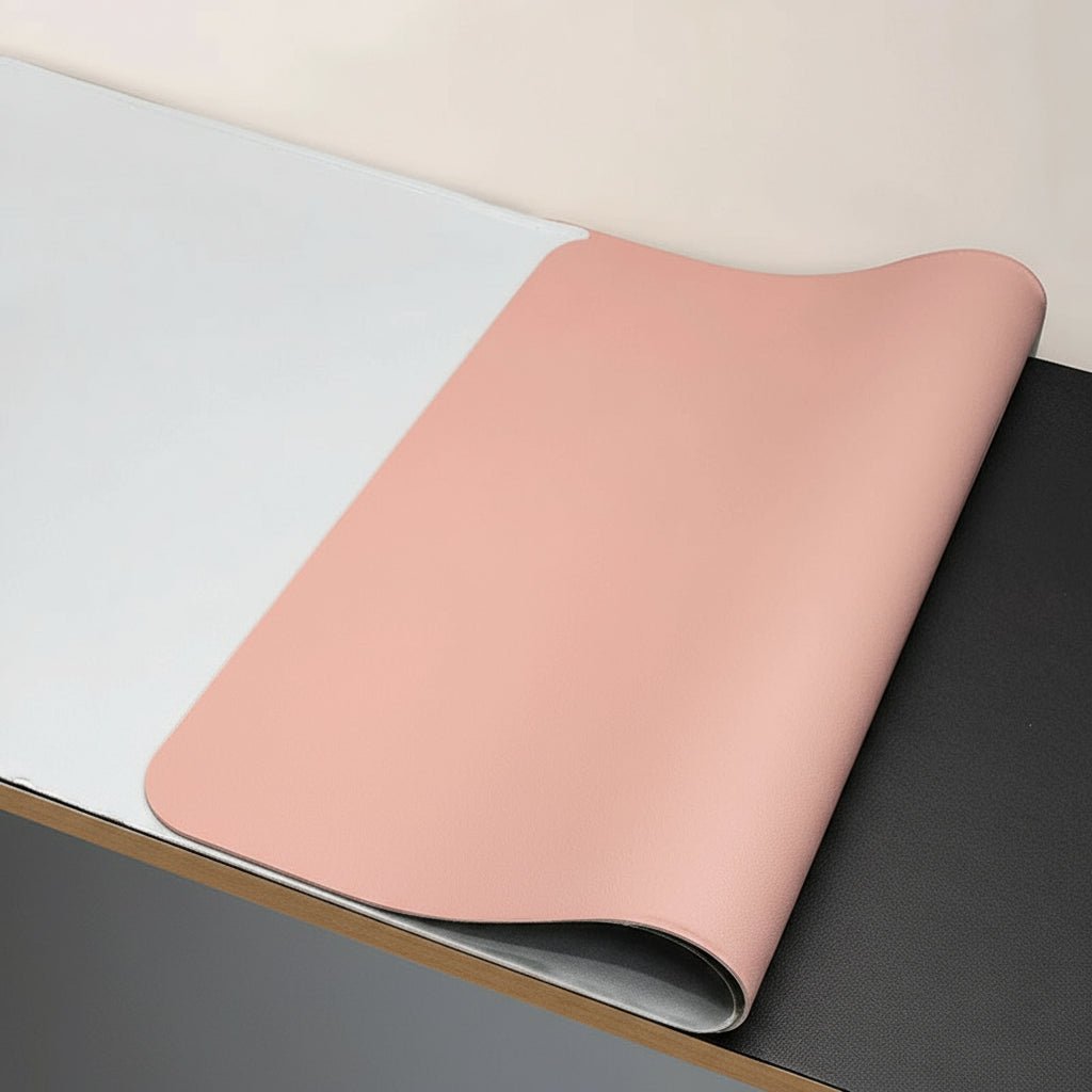 DESKSHIELD – Premium PU Leather Desk Pad for Precise Mouse Control