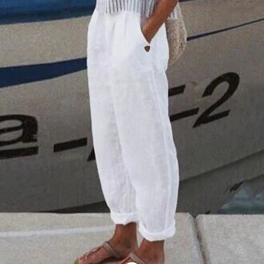Dini Trousers with Soft Line and Side Pockets