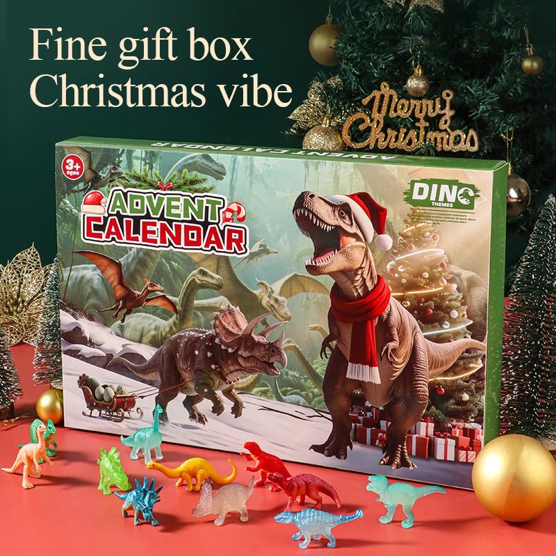 DINOQUEST 2025 – Christmas Countdown Calendar with 24 Dino Toys