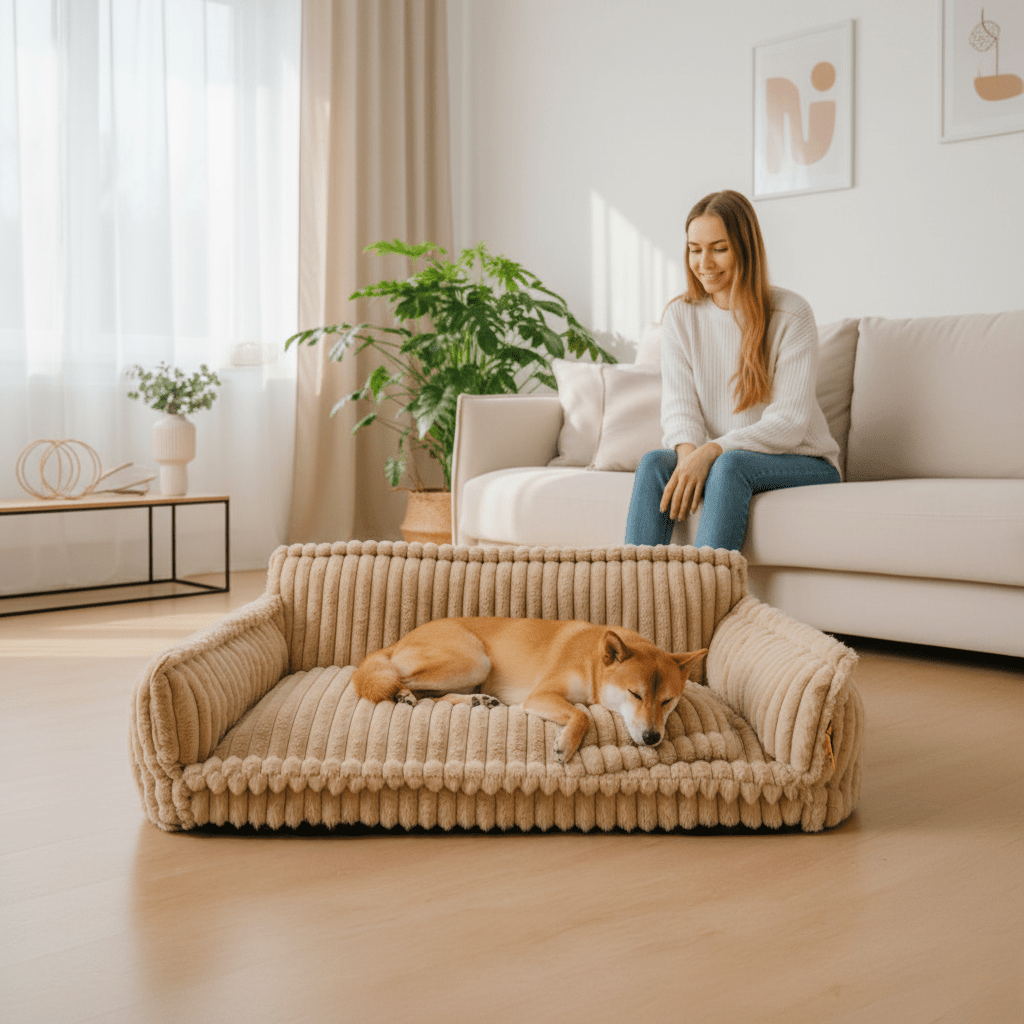 DOGVIA – Soft & Washable Orthopedic Dog Sofa for Pets