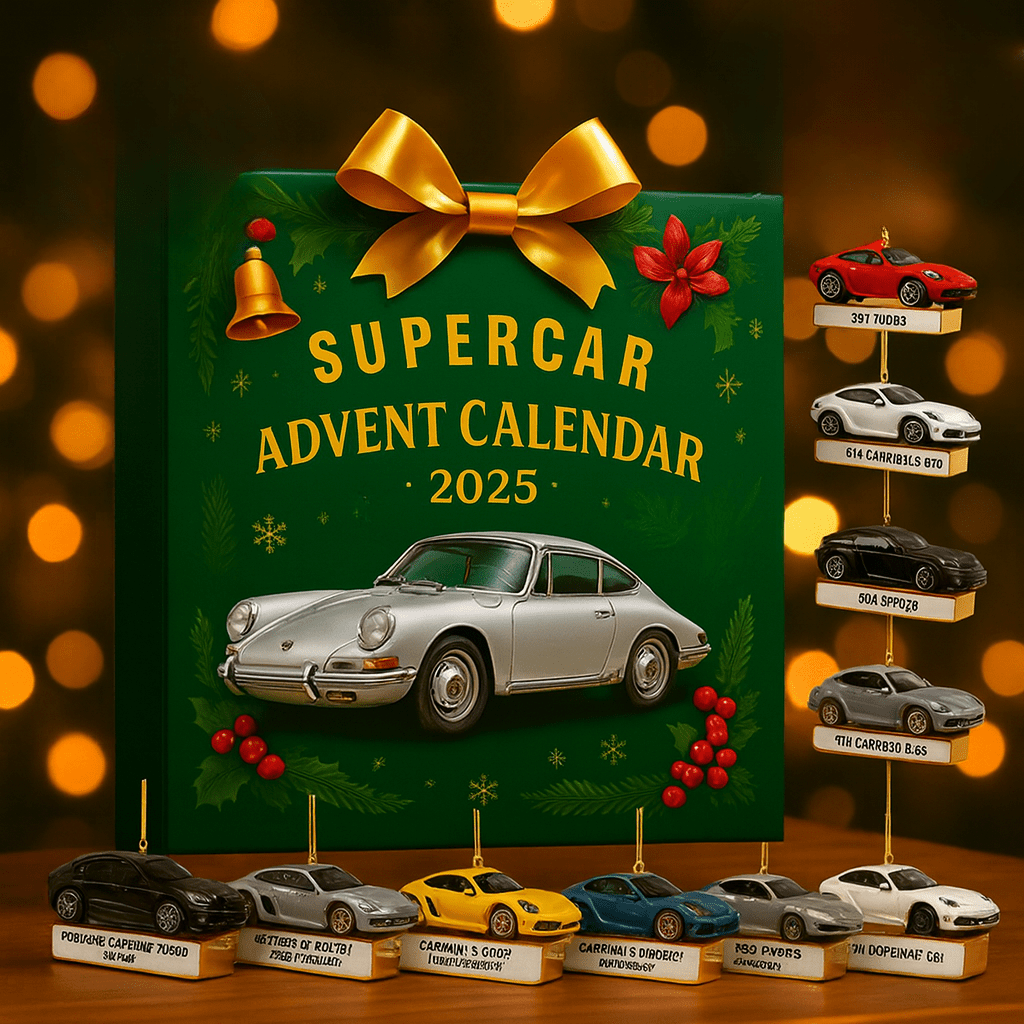 DRIVEVENTURE – Limited Supercar Advent Calendar with 24 Precise Miniature Models