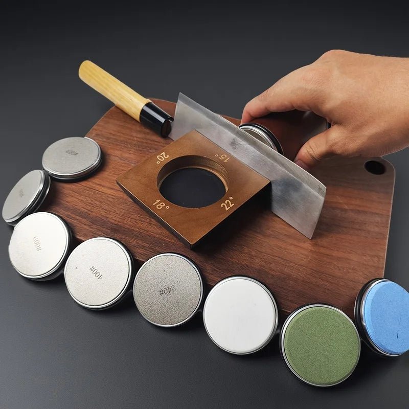 EDGECRAFT – Adjustable Rolling Knife Sharpener with Diamond Grinding Wheel