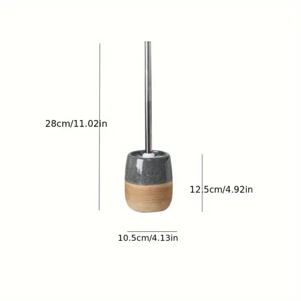 Elegant Bathroom Toilet Brush & Holder Set