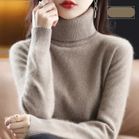 Pull col haut Emma en pur cachemire 100 % : pour automne et hiver
