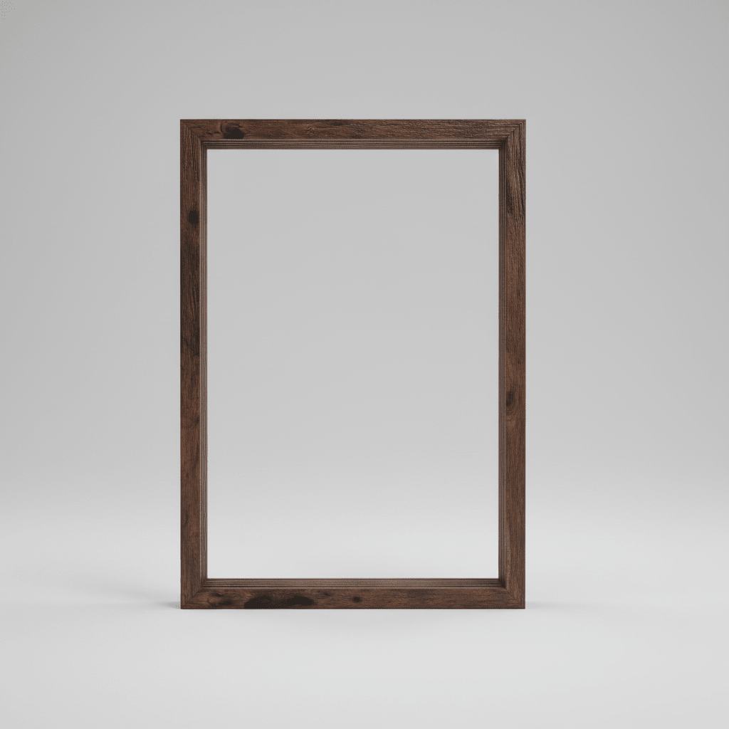 ETERNAL TRACES – Baby Memory Frame made of Wood with Clay for Hand & Footprints