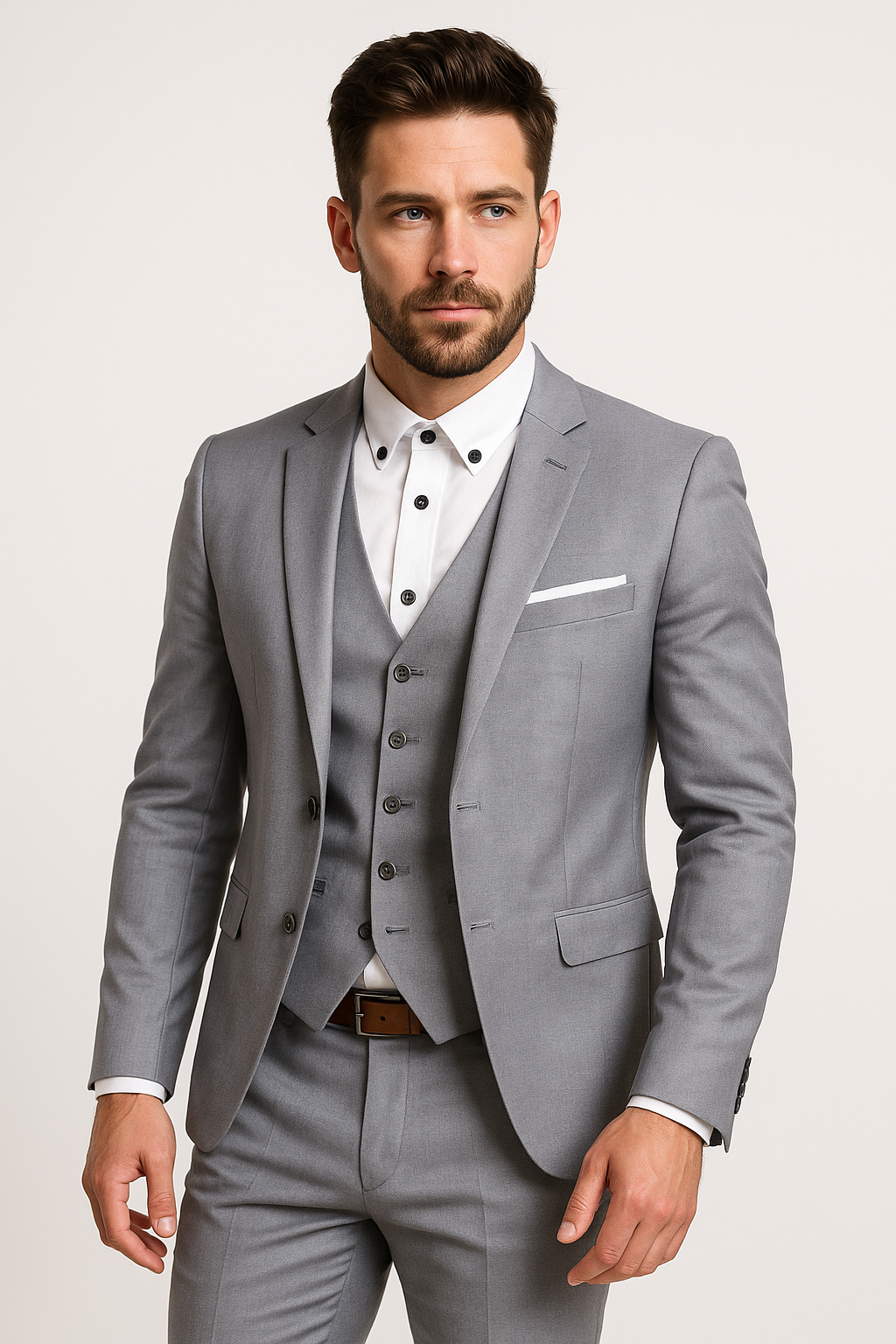 Evert | Men's three-piece set including blazer, waistcoat and trousers for festive and elegant autumn occasions