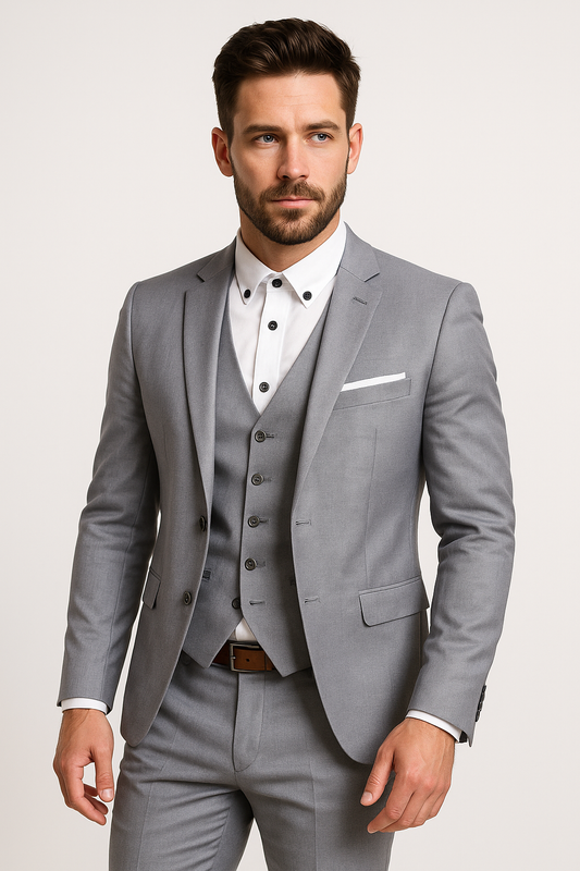 Evert | Men's three-piece set including blazer, waistcoat and trousers for festive and elegant autumn occasions