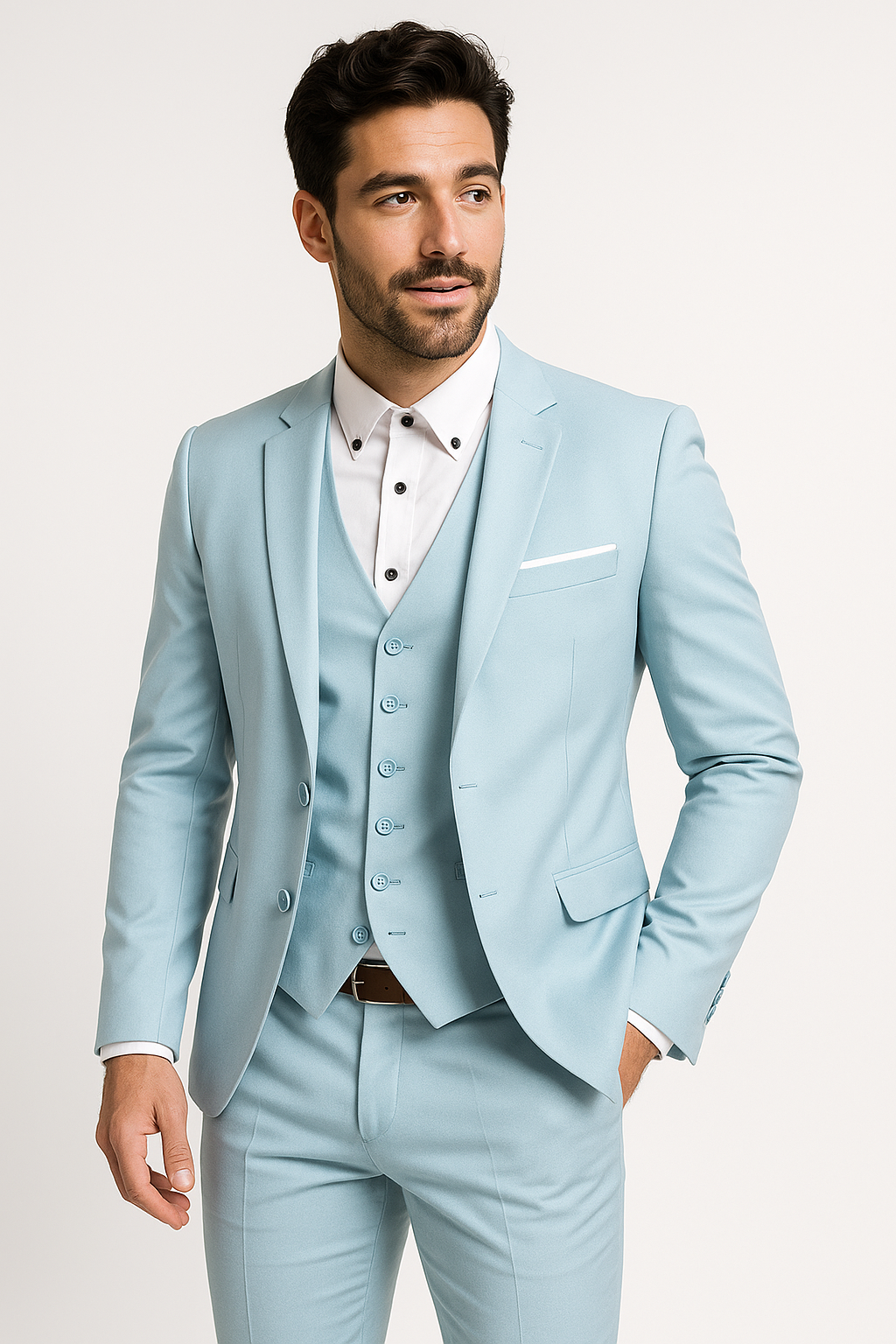 Evert | Men's three-piece set including blazer, waistcoat and trousers for festive and elegant autumn occasions