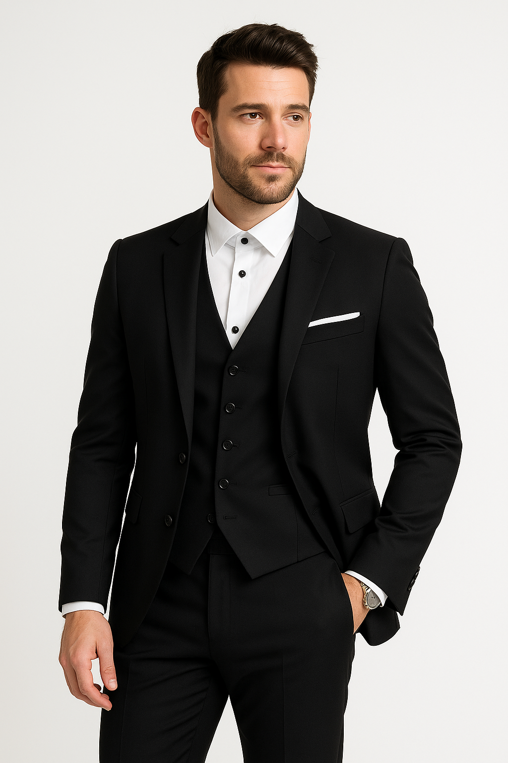 Evert | Men's three-piece set including blazer, waistcoat and trousers for festive and elegant autumn occasions