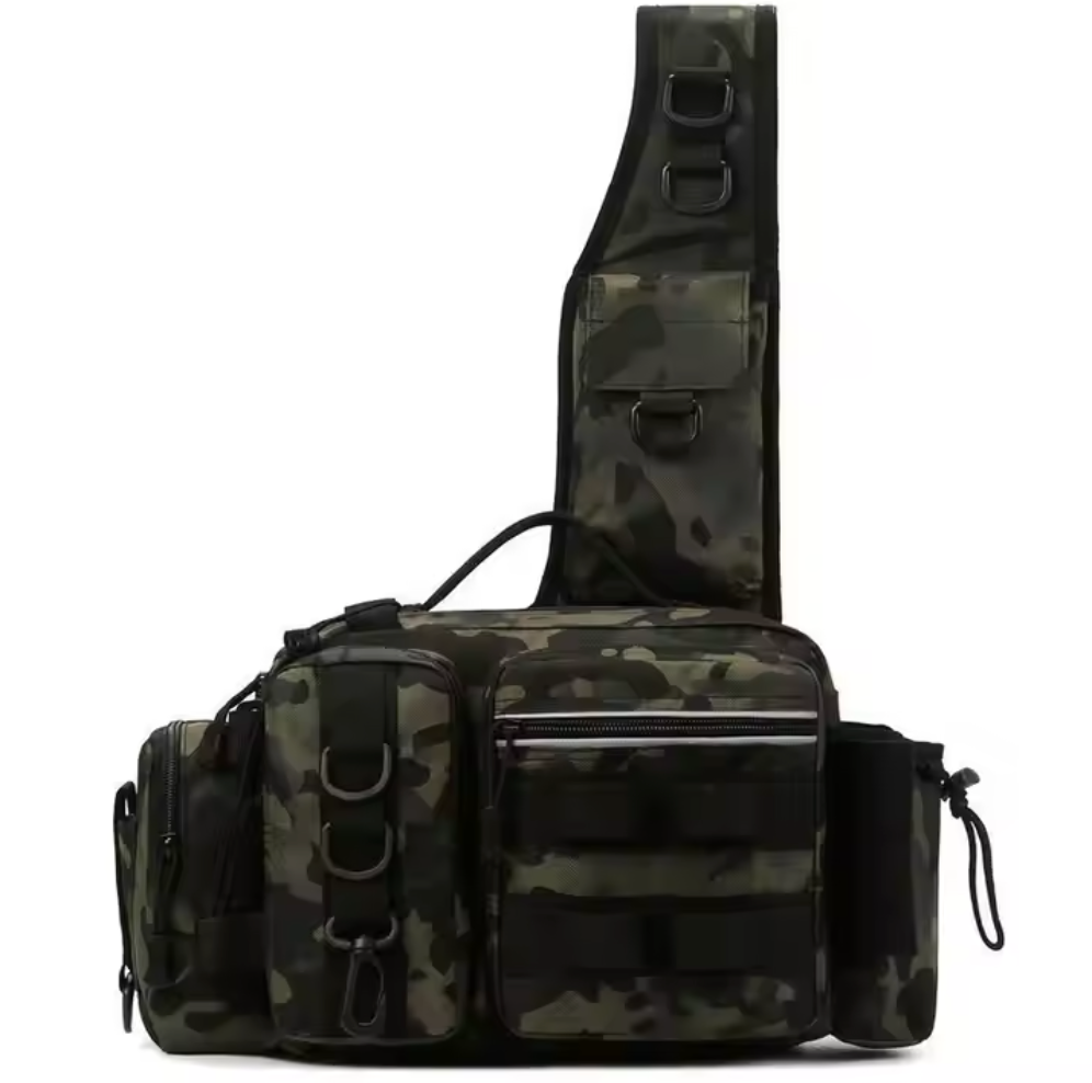 Fishing Bag with Shoulder & Waist Belt